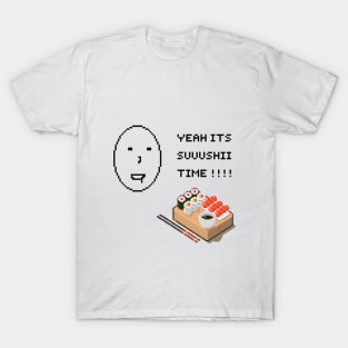 PIXEL ART SUSHI TIME FUNNY T-Shirt